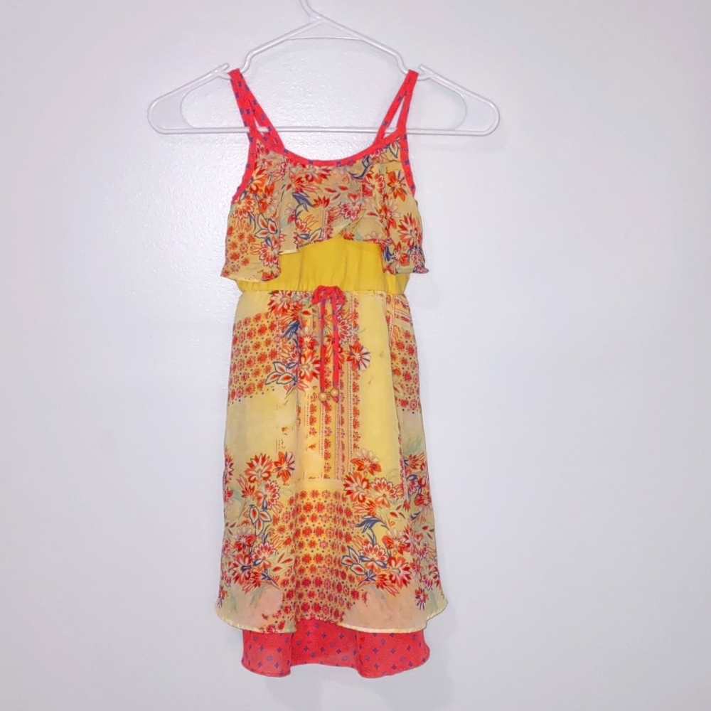 Multi-color, Flower dress, Size 6